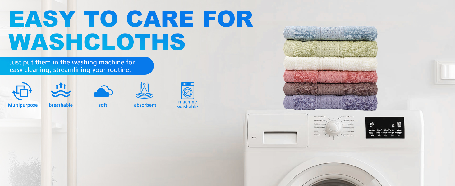 100% Cotton Wash Cloth