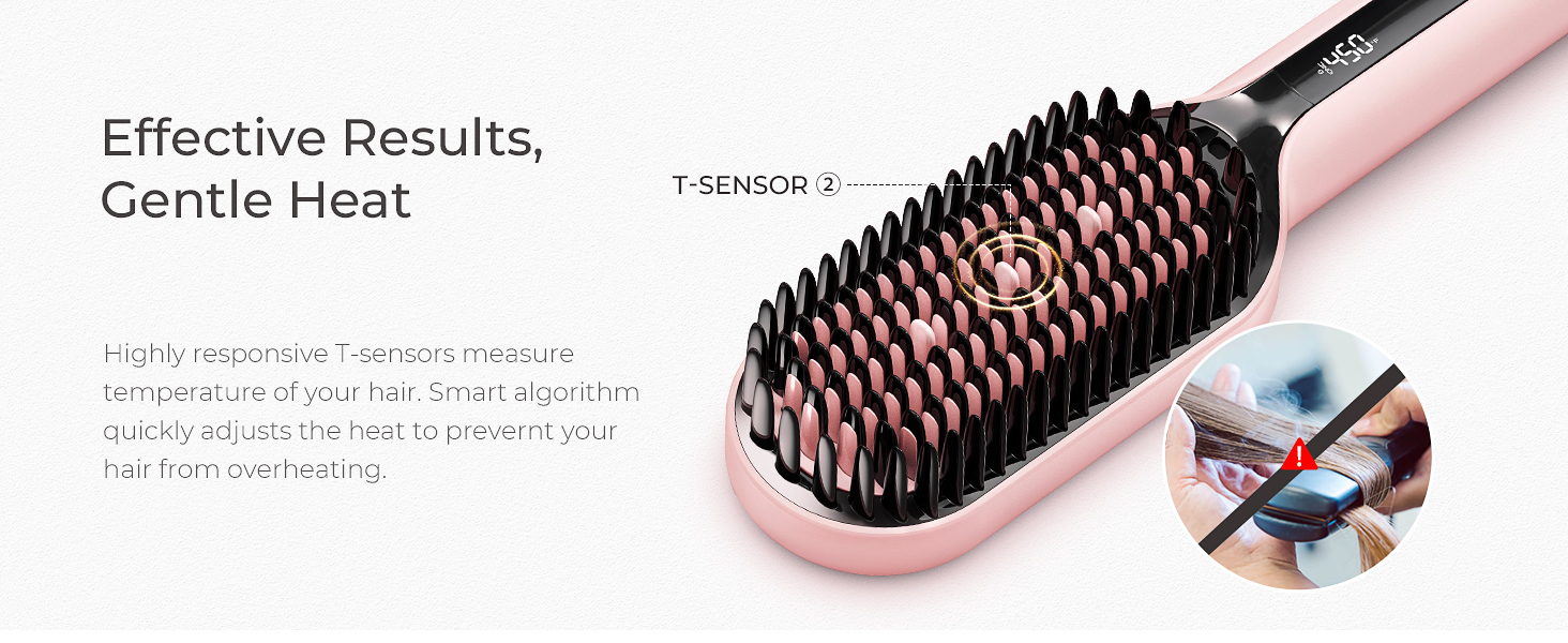 safe hair straightener brush for kids