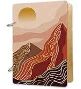 SUPERDANT Mountain Sun Greeting Card Organizer Birthday Gift Card Holder Mountains Cards Keeper S...