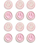 KEYDUACU 12 Pcs Cute Fridge Magnets, Pink Decorative Magnets for Lockers, Office, School and Home...