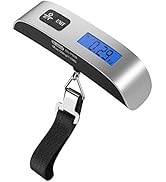 Dr.meter Luggage Scale: Travel Essentials, Backlight LCD Display 110lb/50kg Luggage Weight Scale ...