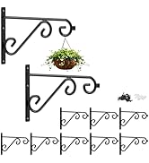 ASZUNE 10Pack Plant Hanger 6in Bulk Plant Hanging Bracket,Plant Hook,for Bird Feeders, Planters, ...