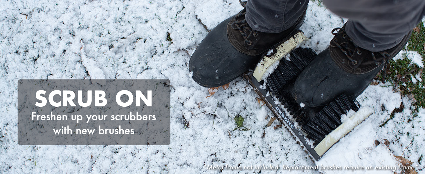 Scrub on. Freshen up your scrubbers with new brushes.