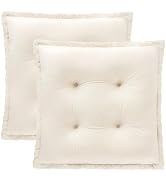 1 MIDDLE ONE Chair Pads Cushions for Dining Chairs, Square Seat Cushion with Ties for Kitchen Adu...