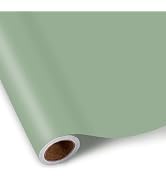 VCOOHM Green Wrapping Paper - 17 inch x 16.4 feet Elegant Neutral Sage Green Gift Wrapping Paper ...