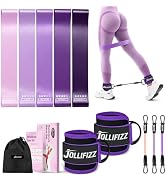 Ankle Resistance Bands with Cuffs &Booty Bands Set,Ankle Straps for Cable Machines for Leg,Booty,...