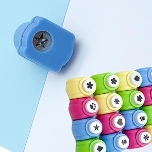 punch card hole punch, decorative hole punch set, crafting supplies, decorative hole punchers,