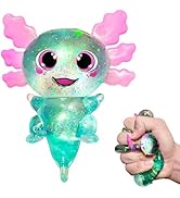 Axolotl Squishy Sugar Ball, Slow Rise Axolotl Squishy Sensory Fidget Toys for Kids, Easter Basket...