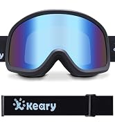Keary PRO Ski Goggles Men Women Snowboard Goggles Snow Goggles For Adult Youth Snowboarding Goggl...