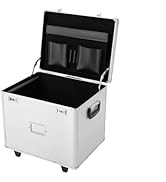 Portable File Storage Box with Handle - 19.2