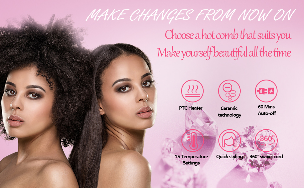 straightening iron comb,hot comb hair straightener,electric hot comb,hot comb electric for wigs