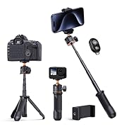 K&F CONCEPT Selfie Stick Tripod, Handheld Tripod Small Camera Tripod Max Load Capacity 4.4lbs/2kg...