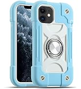 MARKILL Compatible with iPhone 11 Case 6.1 Inch with 360°Rotate Ring Stand, Military Grade Drop P...