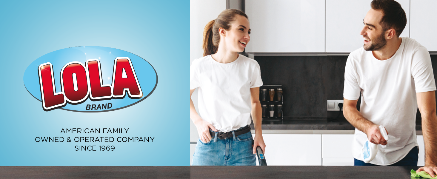 household cleaning tools including sponges, brushes, mops, brooms, dusters, and microfiber cloths.