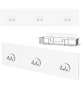 STARICH Shower Caddy Adhesive Replacement Stickers Sticker Shelf Basket Strips Suction Hooks Larg...