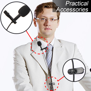 Augsun 18Pcs Lapel Microphone Replacement