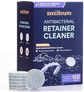 Smiileum Retainer Cleaning Tablets - Individually Sealed Retainer Cleaner Aligners, Night Guards ...