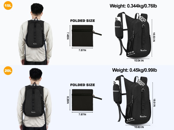 20L hiking daypack