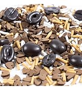 Polymer Clay Cocoa Bean Sprinkles for Fake Dessert Cake Decor, Decoden Phone Case, Slime Projects...