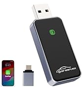2026 Upgraded Wireless CarPlay Adapter for Apple iPhone - Convert Factory Wired to Wireless CarPl...