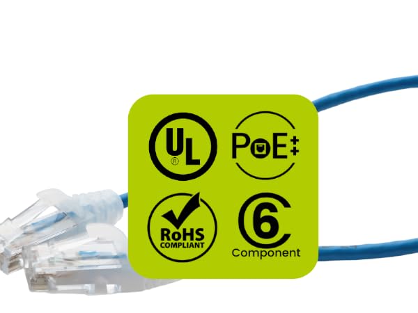 cat6 patch cable certified ratings