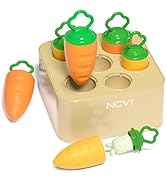 NCVI Baby Carrot Bunny Picking Toy for Harvest Games, Food-Grade Silicone Montessori Educational ...