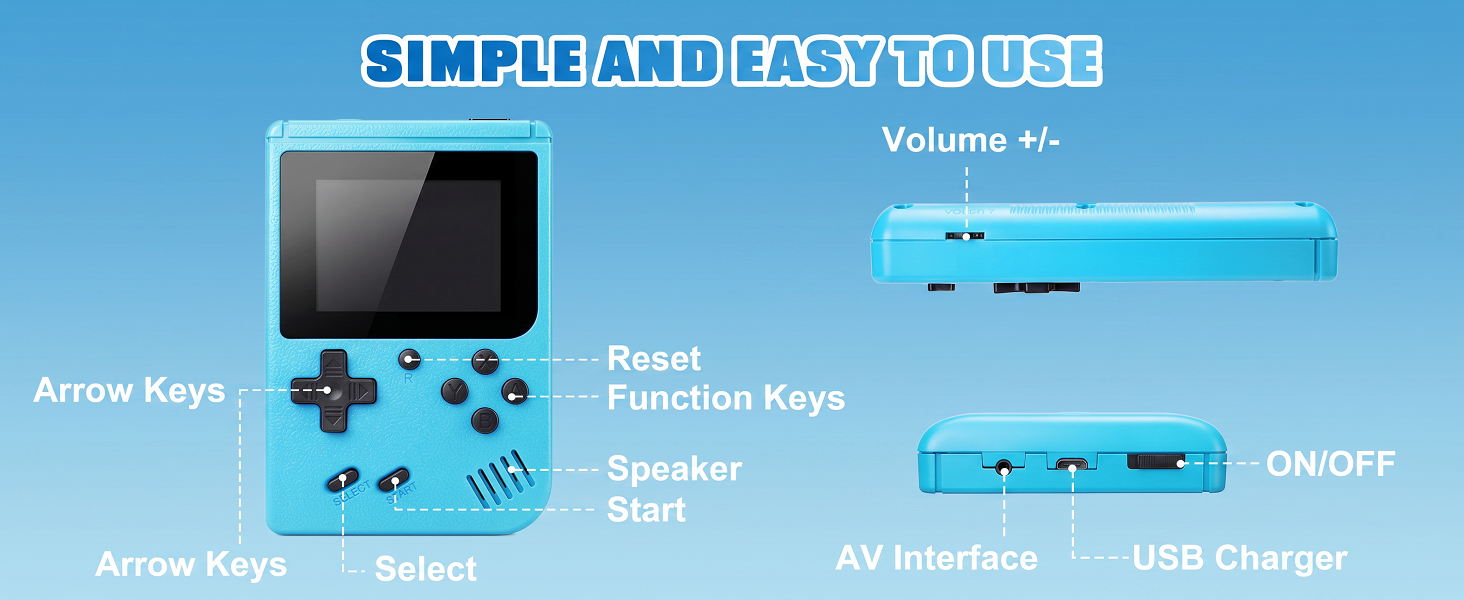 Retro Handheld Game Console