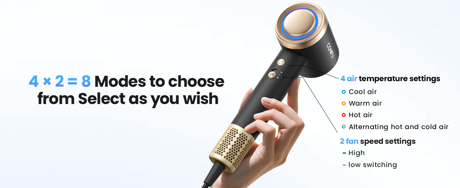 Hair Dryer with Diffuser