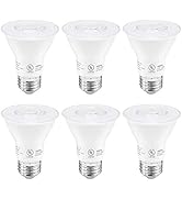 YGS-Tech 6 Pack PAR20 LED Light Bulbs, 7W Dimmable Flood Bulbs (50W Equivalent), LED Spotlight Bu...