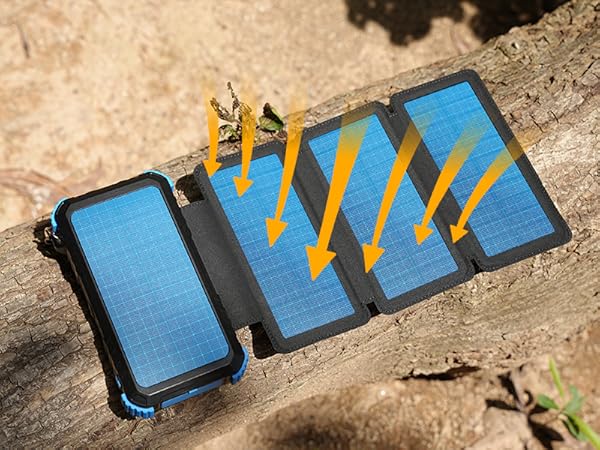 power bank with solar panel