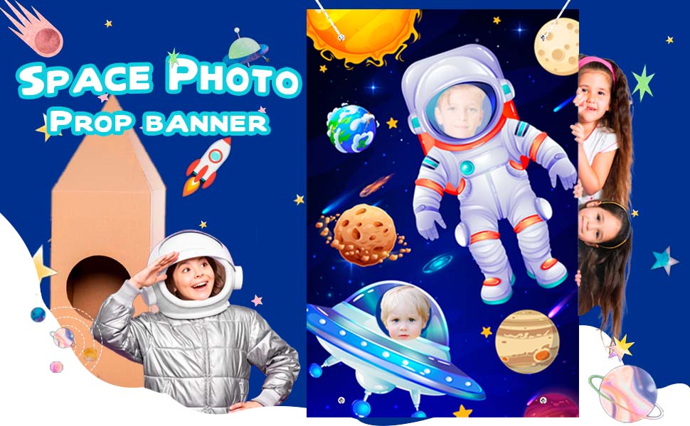 astronaut face photo props
