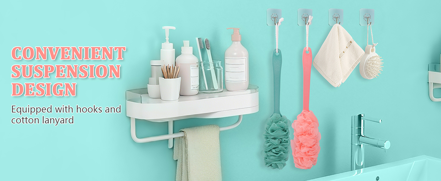 Back Scrubber for Shower Loofah with Long Handle