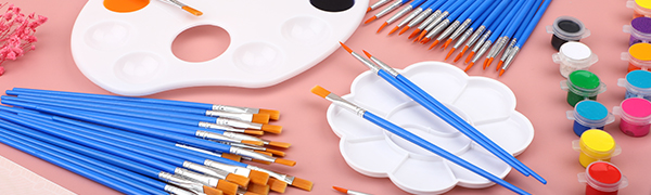 flat paint brushes