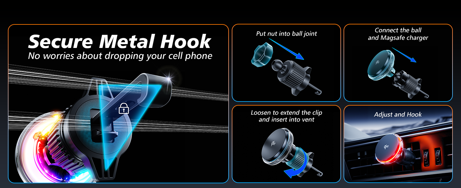 magsafe wireless car charger