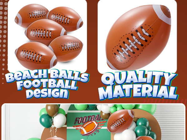 inflatable football party favors football party decorations football birthday party decorations
