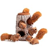 Hollypet Hide and Seek Squeaky Dog Toy, Designed Interactive Puzzle Plush Stuffed Puppy Toy, Squi...