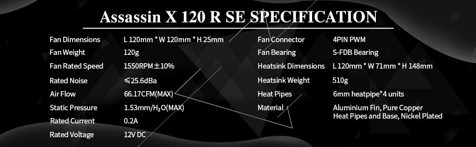AX120 R SE cpu cooler