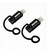 BOUTOP Apple MFi Certified 60W PD Fast Charging USB-C to Lightning Adapter with Anti-Loss Lanyard...