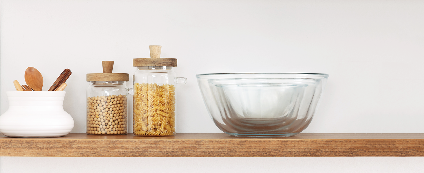 Glass Mixing Bowls Set