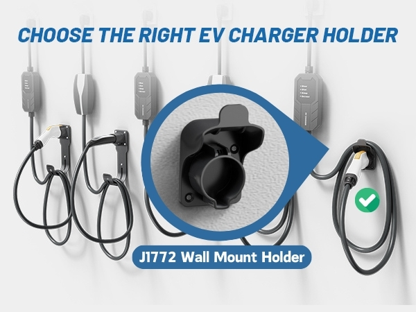 J1772 Ev charger holder
