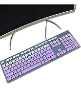 Keyboard Cover for Dell KM636 Wireless Keyboard & KB216 Wired/ Dell Optiplex 5250 3050 3240 5460 ...