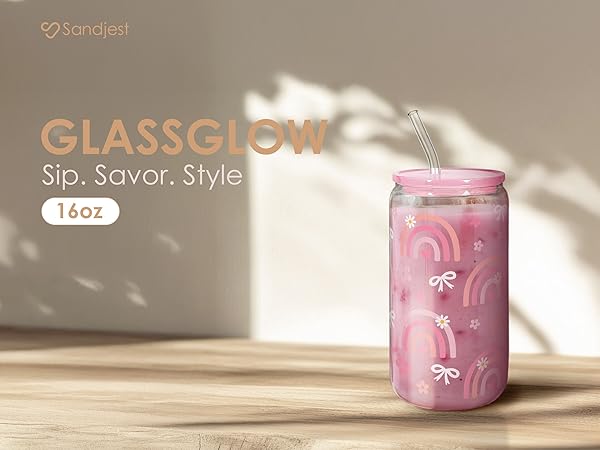 SANDJEST GlassGlow 16Oz