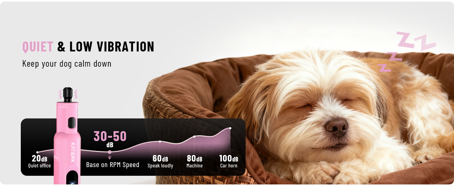 dog nail grinder quiet for large dogs