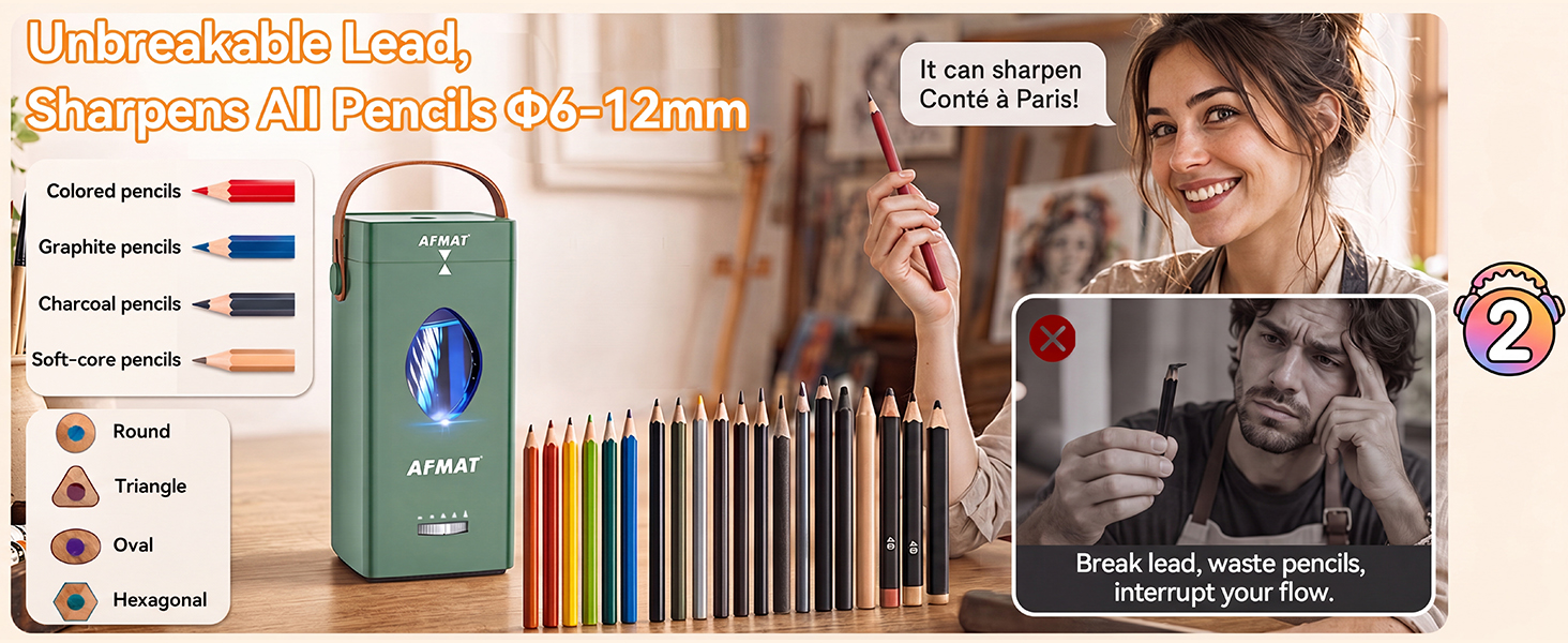 pencil sharpener for colored pencils