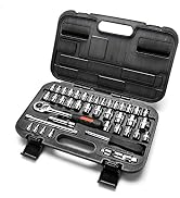 Maxpower 3/8" Drive Polycarbonate and Steel Wrench Set, 15mm Metric Sockets and 13mm SAE Sockets