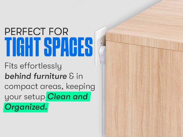 flat extension cord 360 rotating cord