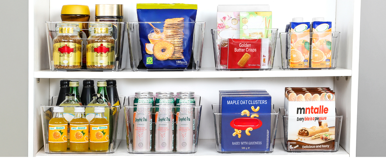 Clear Bins Organizer