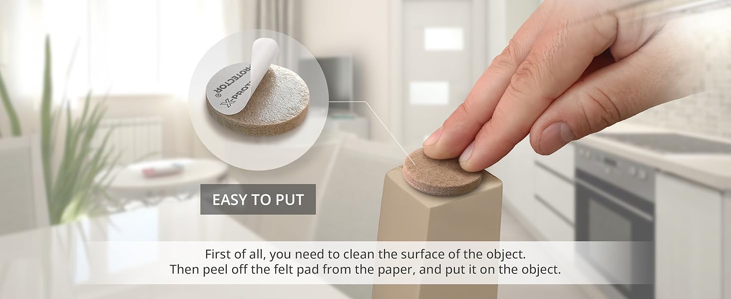 felt furniture pads for hardwood