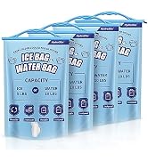 Hydro2Go Reusable Large Leakproof Ice Bags - Extra Large Capacity - Instant Cooler - Long Lasting...
