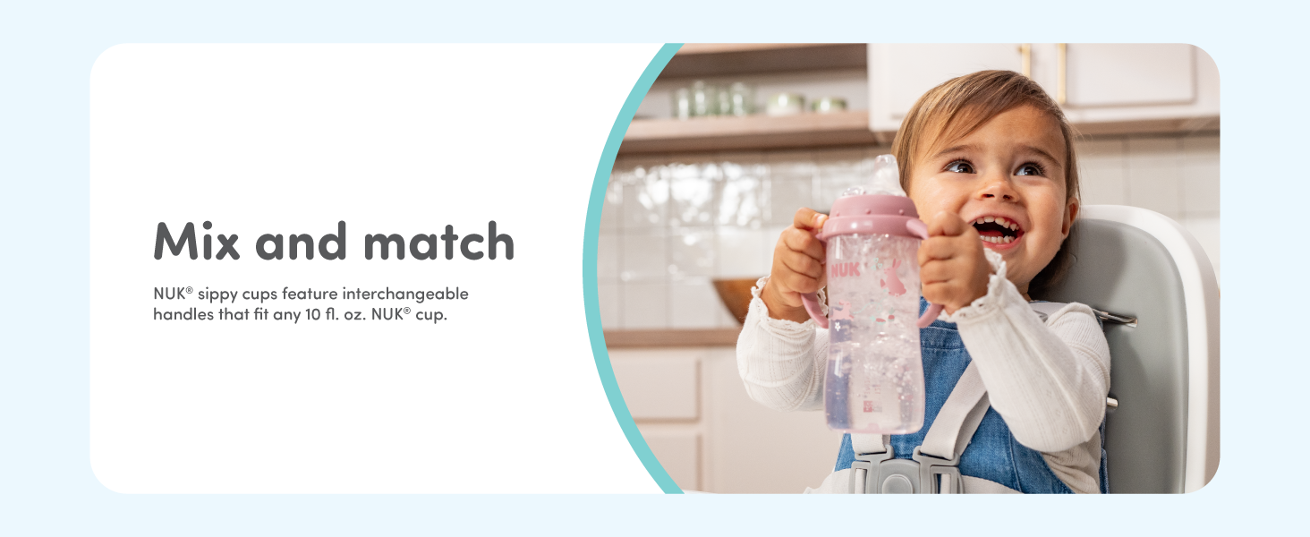 nuk first choise learner cup soft spout spill leak proof mickey mouse bpa free 6 months easy grip